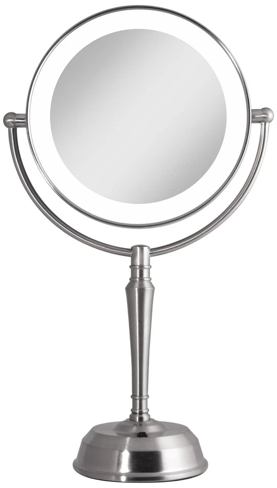 Next Generation 19" High Satin Nickel Cordless LED USB Vanity Mirror - Image 1 of 1