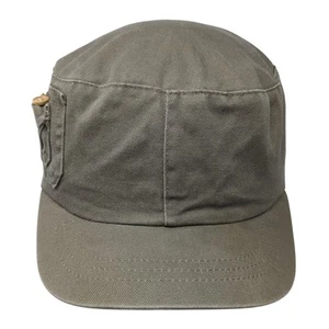 Markenlos tailliert Kadett Armee Hut braun Einheitsgröße Tasche einfarbig Outdoor - Bild 1 von 8