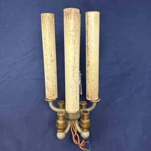 Antiguo GENERAL ELECTRIC Candelabro 8 Enchufes Racimo Lámpara Iluminación Pequeños Enchufes - Imagen 1 de 24