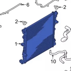 Genuine Ford Lincoln 2020-2024 Explorer Aviator Radiator Assembly L1MZ-8005-K - Bild 1 von 6