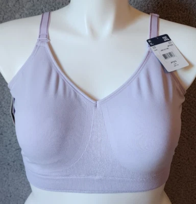 NUEVO Sujetador Fruit Of The Loom Fit For Me Cobertura Completa Sin Alambres FT979 Púrpura Talla 3XL Foto 1 de 4