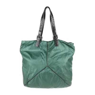 BOTTEGAVENETA Shoulder Bag  244898 Spinnaker Tote Bag Nylon leather green - Image 1 of 4