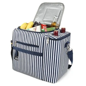 20L Insulated Cooler Bag - Leakproof Outdoor Grocery Cooling Carrier Large Tr... - Picture 1 of 7