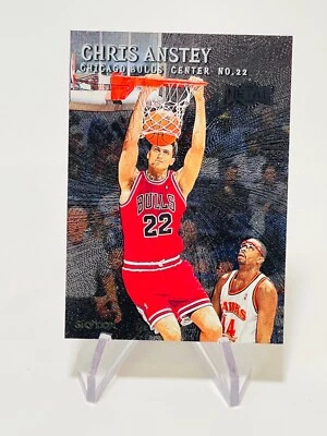 CHRIS ANSTEY 1999-00 Skybox Metal #106  Bulls - Image 1 of 2