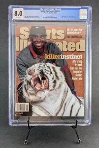 Tiger Woods - Sports Illustrated - April 13, 1998 - NO LABEL - CGS 8 - Picture 1 of 9