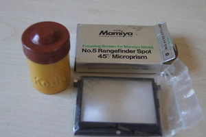 Mamiya Focusing Screen No. 5 Rangefinder Spot 45 Microprism - Photo 1/3
