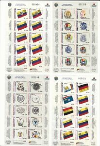 Venezuela: 2009; complete year, 142 diff. stamps in complete sheets, MNH, EBV488