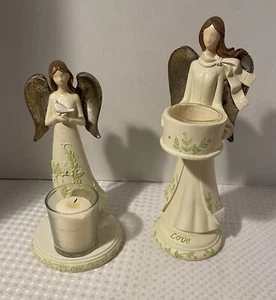 Yankee Candle Angel Votive Candle Holders - Set of 2 - Picture 1 of 5