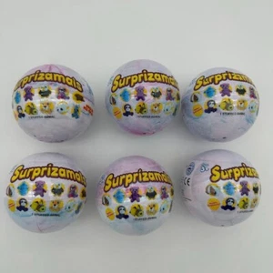 Surprizamals Wackys Series 6 Stuffed Animals : Lot of 6 Sealed Large Globes NEW - Picture 1 of 3