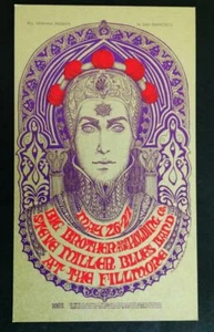 Fillmore, Big Brother & the Holding Company,Steve Miller May1967,BG65, RARE - Picture 1 of 2