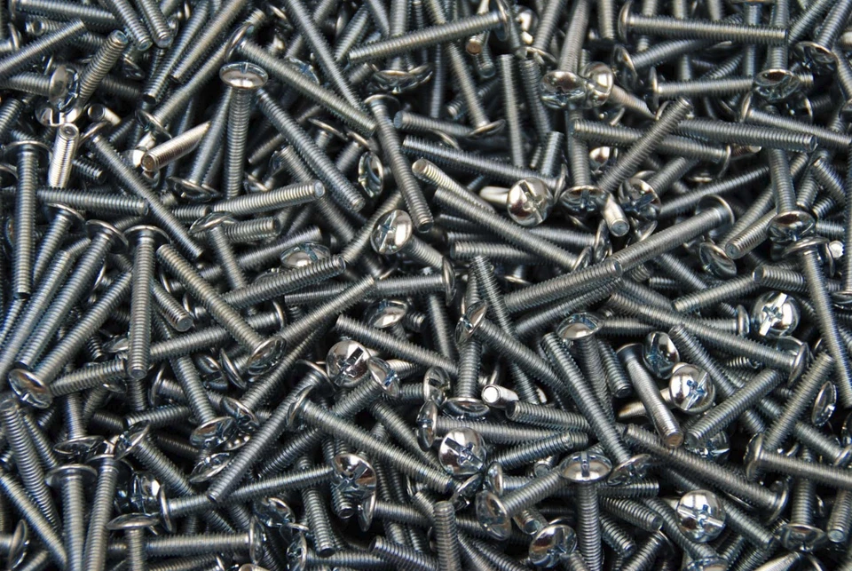 LEXAR INDUSTRIAL (800) Combo Drive 8-32 x 1-1/4 Slotted Phillips Truss Head Machine Screws #8