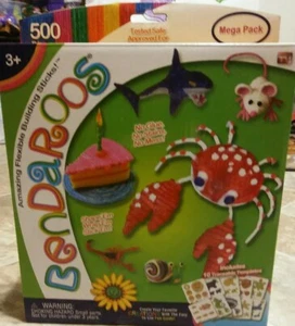 Bendaroos Original Wax Sticks, As seen on TV, Kids Crafts Mega Pack, 500 Pieces - Picture 1 of 10