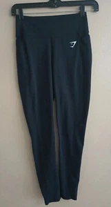 Gymshark Flex High Waist Leggings Size M Black z50 - Picture 1 of 13