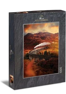 ULMER PUZZLESCHMIEDE "Glenfinnan Viadukt" Zug Brücke 1000 TEILE PUZZLE - Bild 1 von 6