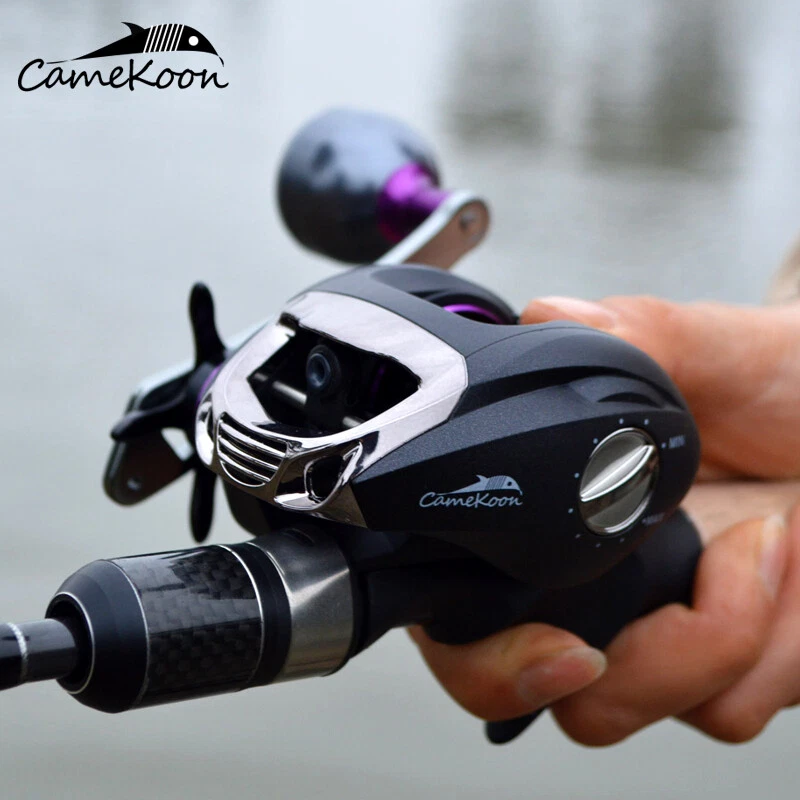 CAMEKOON VIKING Casting Fishing Smooth 8+1 Bearings Low Profile Baitcaster Reels