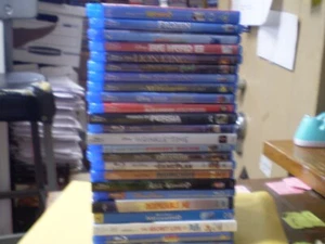 (24) Children's Blu-Ray Lot: (18) Disney Brave Little Mermaid Frozen Lion King - Picture 1 of 3