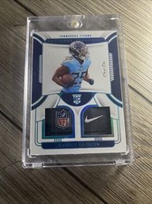 Hassan Haskins 1/1 2022 National Treasures Laundry Tag RC Titans