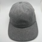 Gap Baseball Hat Womens Strapback Heather Gray Quilted Wool Blend Cap GR50