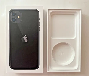iPhone 11 CAJA VACÍA SOLO 64 GB Negro Embalaje al por menor Excelente - Imagen 1 de 5