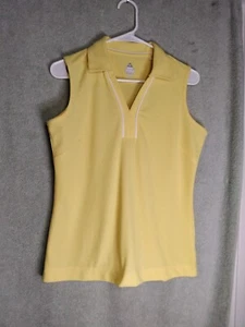 Bolle Tech Womans Tank Top Size M Yellow Mustard Sleeveless Pullover - Picture 1 of 13