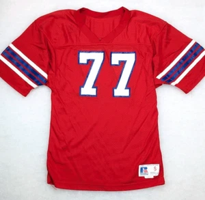 Russell Athletic Vintage 80s Red Mesh Football Jersey #77 Herren S - Bild 1 von 8