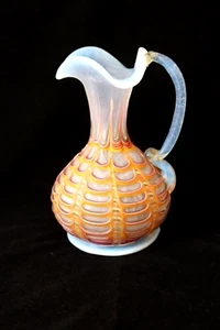 Antique Murano Fratelli Toso pearl iridescent Fenicio vase c 1910 - Picture 1 of 8