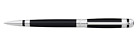 S.T. Dupont D Line Ball Point Pen, Black Lacquer & Silver Accents, 415606, NIB