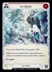 1x Ice Quake RED - NM - Tales of Aria -  Flesh and Blood Rare - Picture 1 of 1