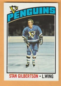 Stan Gilbertson Pittsburgh Penguins 1976-77 Topps #187 - Imagen 1 de 2