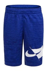 Nike Kleinkind Jungen Größe 2T Dri-Fit Sportshorts Spiel königsblau hellbraun neu mit Etikett - Bild 1 von 4