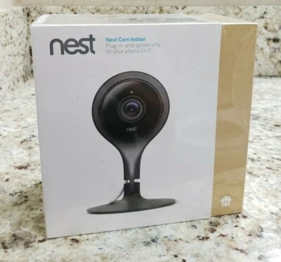 NEST Cam Indoor Smart Security Camera Model NC1102ES - Sealed NEW - Image 1 of 4