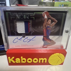 2021-22 Panini Noir RPA Color /99 Cade Cunningham #357 Rookie Auto RC