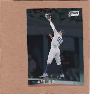 2021 Topps Stadium Club Chrome Base Aaron Judge #255....NM+....SEE SCAN - Picture 1 of 2