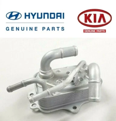 Calentador enfriador de fluido de aceite de transmisión genuino Forte Elantra Veloster 2017-2018 Foto 1 de 4