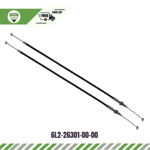 6L2-26301-00-00 Fits Yamaha Outboard 9.9 15 20 25 HP Throttle Cable x2 PCS - Bild 1 von 8