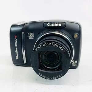 Canon PowerShot SX110 IS 9MP 10x Zoom Compact Camera AA Battery Tested - Picture 1 of 12