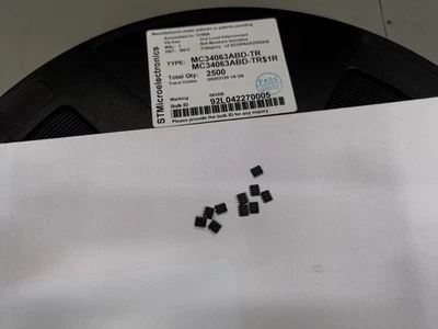 10pcs Genuine ST MC34063 Inverting Regulator Buck Boost Switching  - Image 1 of 4