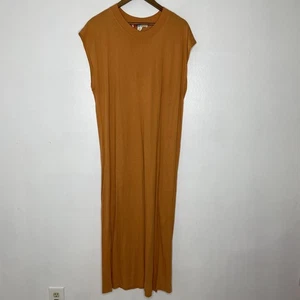Vestido de Playa Free People FP Para Mujer Grande Naranja Maxi Sin Mangas Salón Boho EE. UU. - Imagen 1 de 7