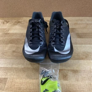 Nike Zoom Rival Sprint Black Gray Track & Field Spikes Men's 8.5 DC8753-001 - Picture 1 of 5