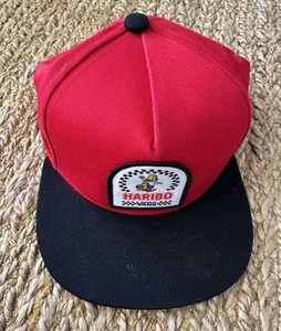 Haribo Vans Boys Kids Red Gummy Bear Baseball Hat Limited Edition NEW - Picture 1 of 3