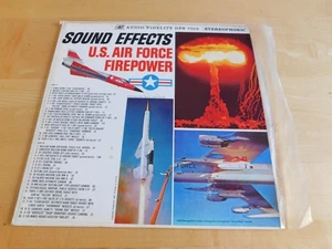 NM 1962 U.S. AIR FORCE FIREPOWER SOUND EFFECTS LP DFS 7012 - Picture 1 of 4