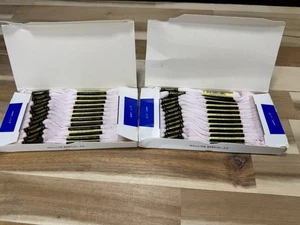 ✅ 2 Boxes ✅NEW ✅DMC 25 EMBROIDERY FLOSS ✅MOULINE ✅FRANCE ✅100% COTTON ✅#23 - Picture 1 of 13