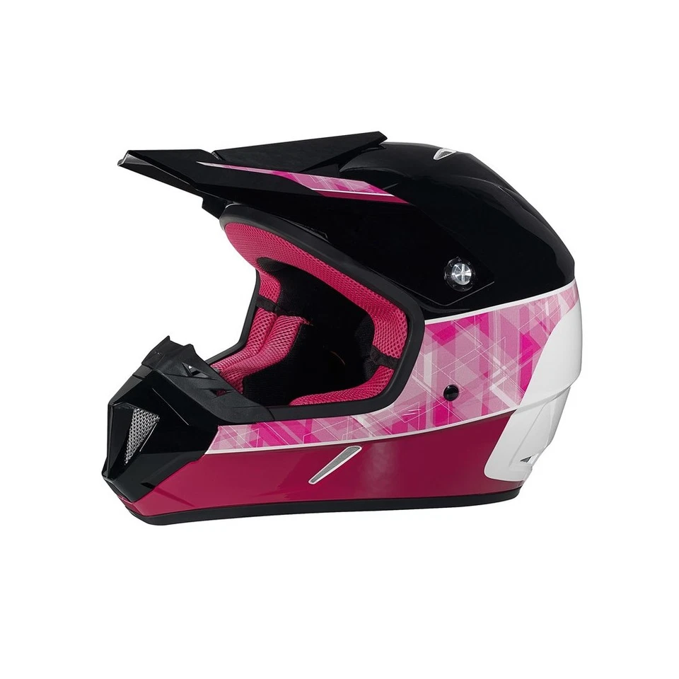 Ski-Doo Ladies XC-4 Cross Snowmobile Helmet Lightweight Open Face DOT ECE Pink - Изображение 1 из 1