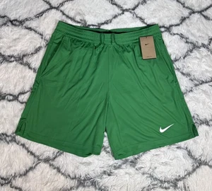 NIKE Dri-Fit Coaches pantaloncini da calcio in maglia tascabile verde uomo L *NUOVO* FJ9556-306 - Foto 1 di 6