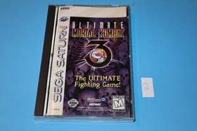 ULTIMATE MORTAL KOMBAT 3 FOR SEGA SATURN COMPLETE & TESTED! UMK3  *NO REG. CARD*