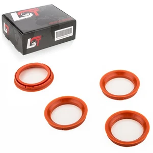 4x Distanz Ringe Zentrierringe Rot Alufelgen Ø 73,0 mm - Ø 57,1 mm für SEAT - Bild 1 von 6