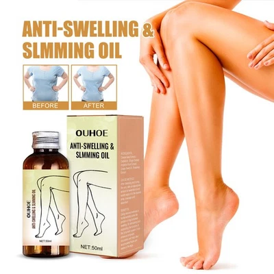 AS SHOW 1~5PACK Anti-Swelling Slimming Oil Swellclear Massage Oil For Legs and Feet
