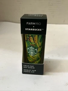 Portachiavi Starbucks Limited Farm Rio Cold Cup maggio 2025 uscita NUOVO - Foto 1 di 2