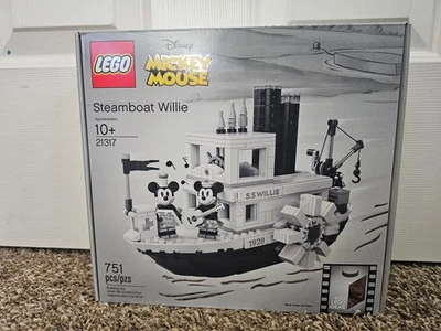 LEGO Ideas 21317 Steamboat Willie Mickey Mouse Nuevo Precintado Retirado Foto 1 de 3