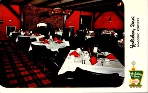 URLAUB INN Glasgow, Kentucky KY Restaurant Innenansicht Straßenrand Postkarte - Bild 1 von 2